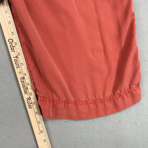 Anthropologie Saturday Sunday Ilene Jumpsuit Womens Medium Coral Wide Boho - Picture 11 of 16